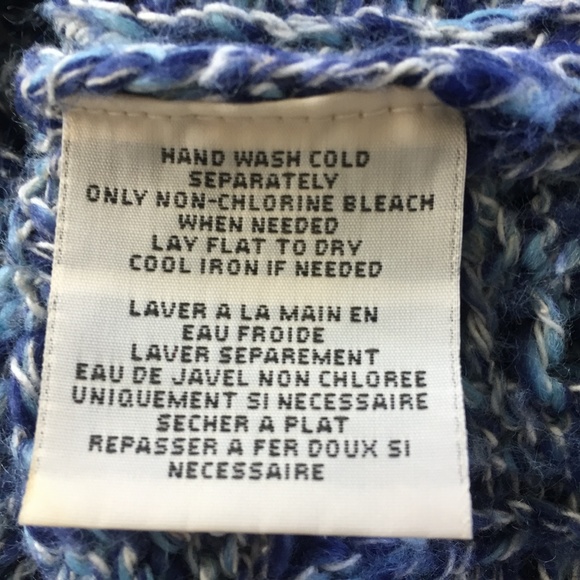 Denim & Supply Blue Marled Pullover Sweater M - Picture 8 of 8